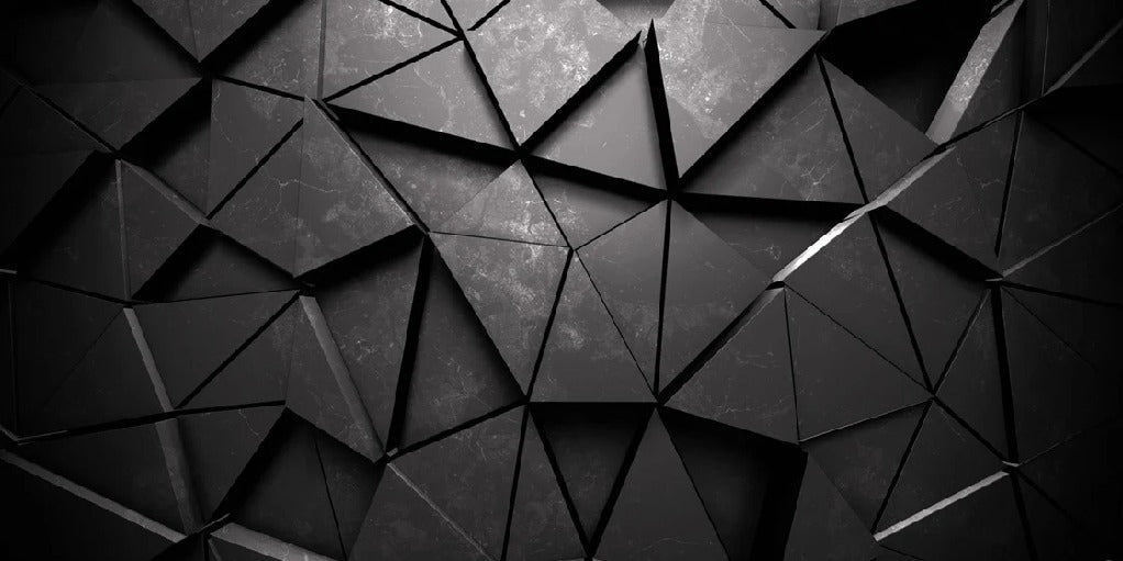 3D-Tapete Black Perspective