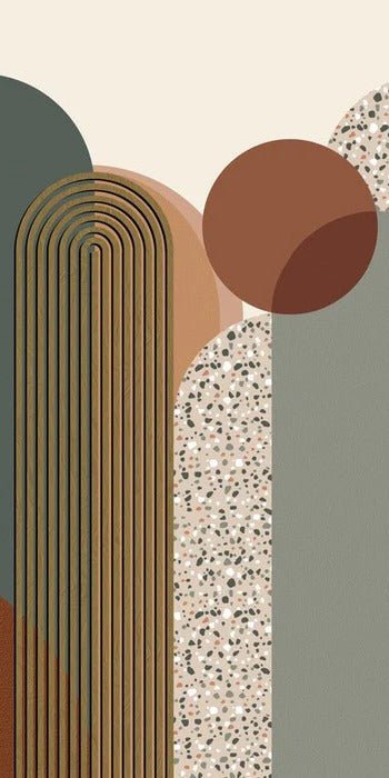 Tapete Art Deco Grafik Trend