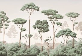Pine Forest Breeze Tapete