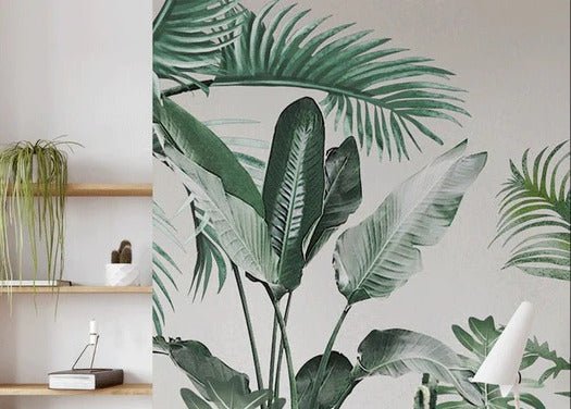 Tapete tropischer Trend Paradiesvogel