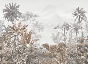 Tapete Trend Tropical Sepia