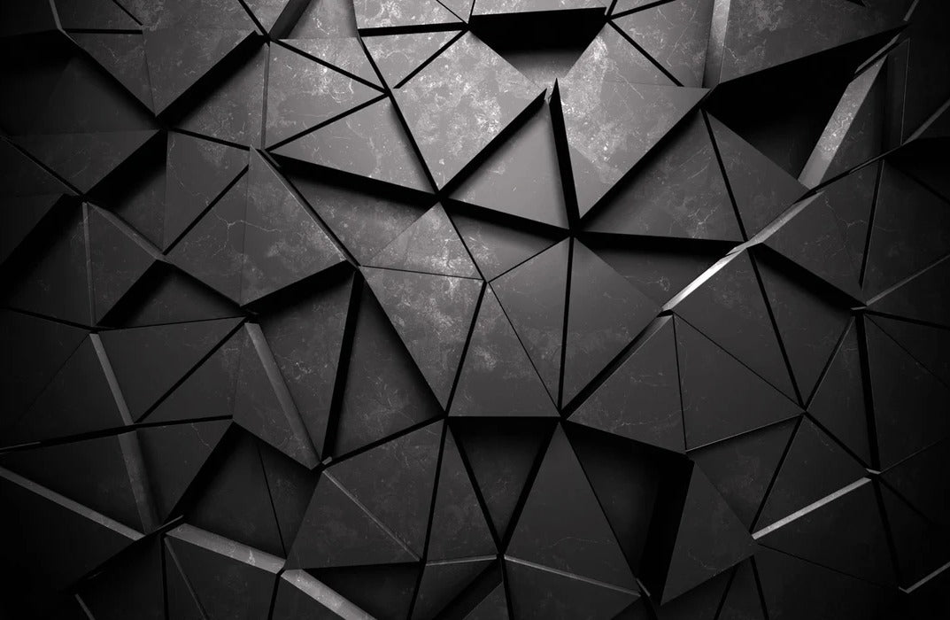 3D-Tapete Black Perspective