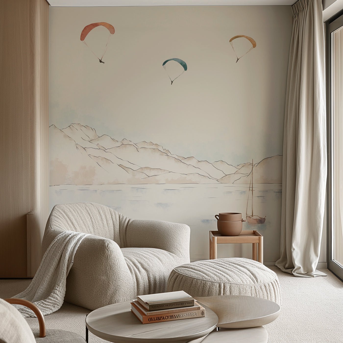 Papier peint Annecy, cimes & art, XXL, tendance