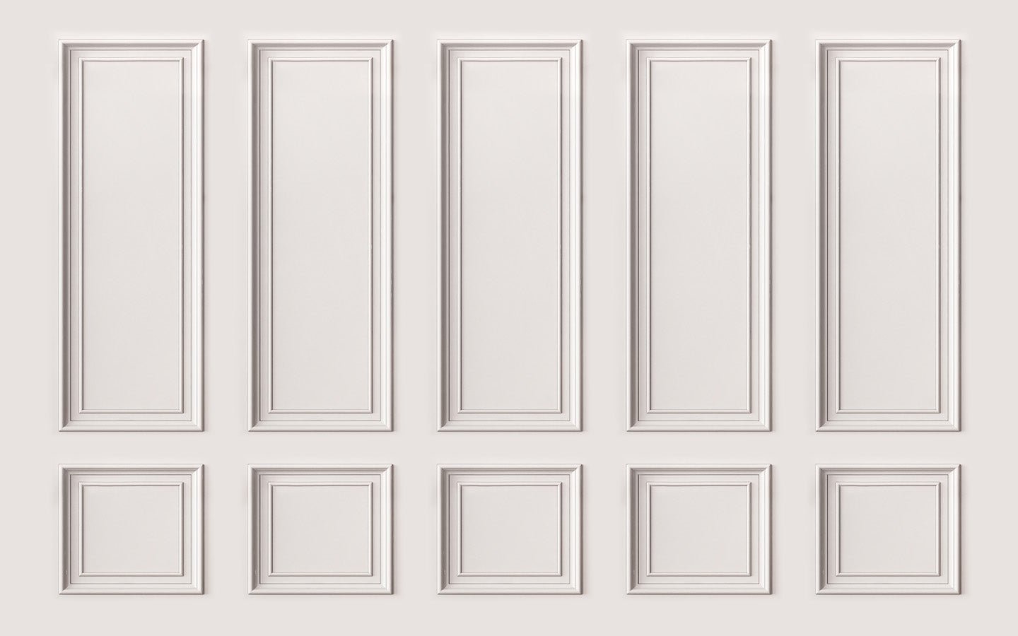 Papier peint panoramique moulure Haussmanienne, mural concept, tendance