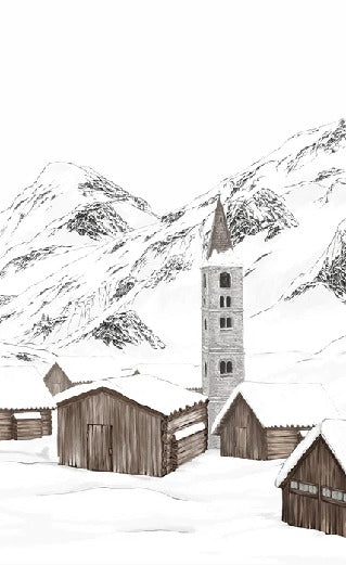 Tapete Dorf val d'Isère