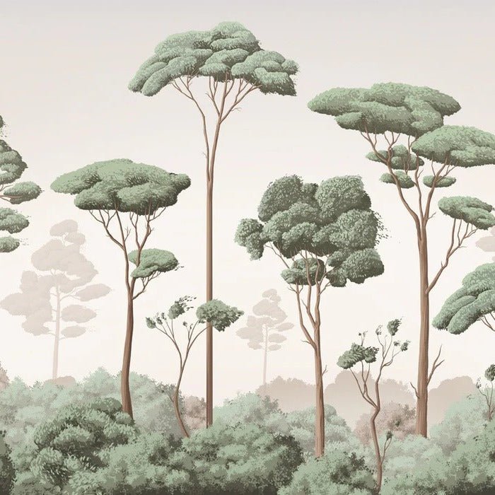 Tapete leichte Brise Kiefernwald