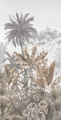 Wc-Tapete Trend Tropical Sepia