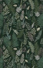 Papier peint feuille dense vert, XXL, tendance