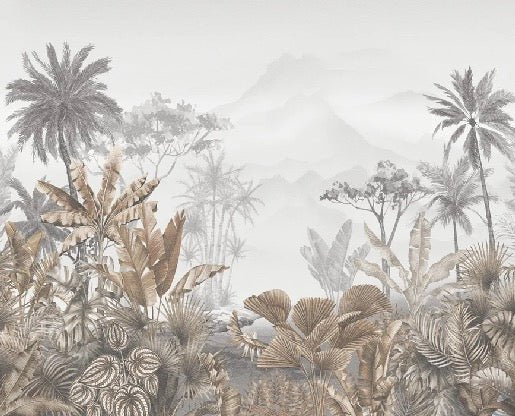 Tapete Trend Tropical Sepia