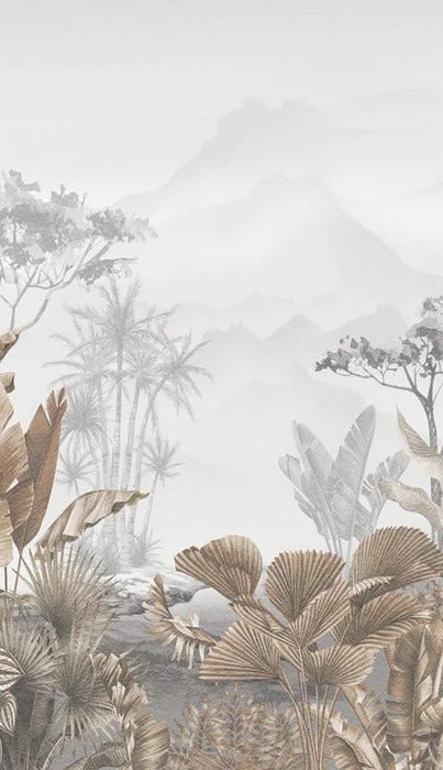 Tapete Trend Tropical Sepia