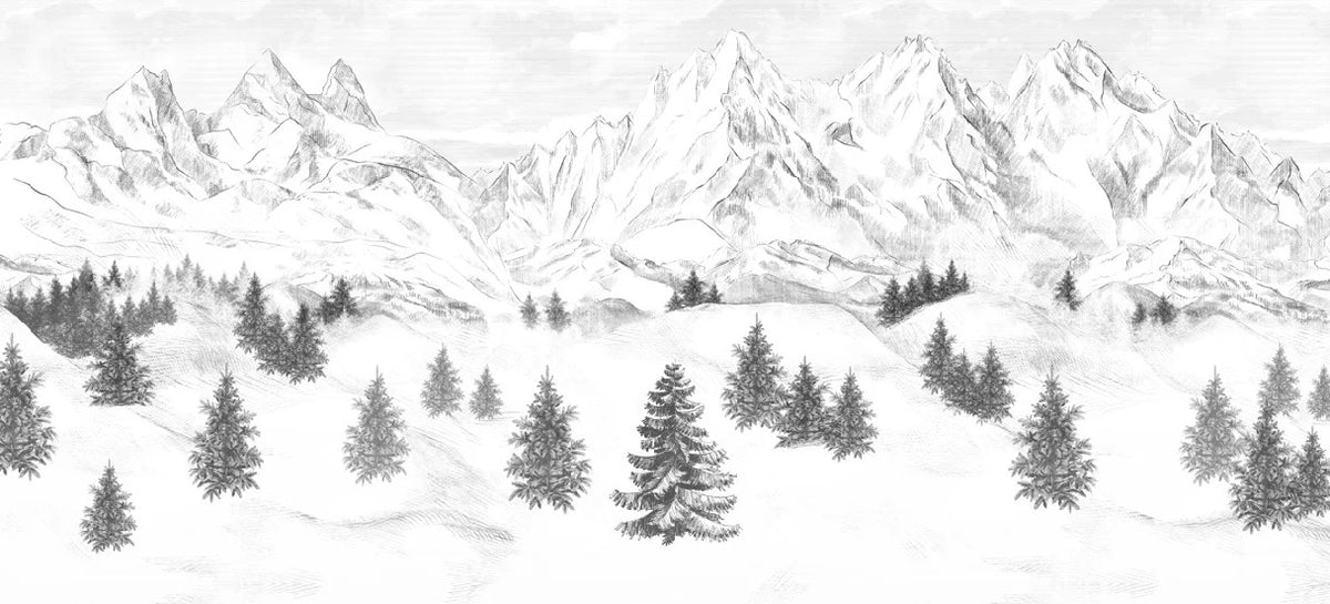 Tapete „Aiguilles d'Arves“