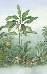Botanic Vegetable Toilet Wallpaper