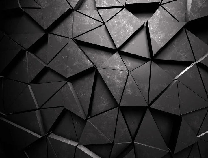 3D-Tapete Black Perspective