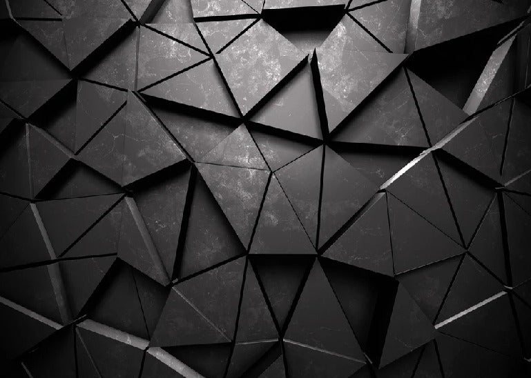 3D-Tapete Black Perspective