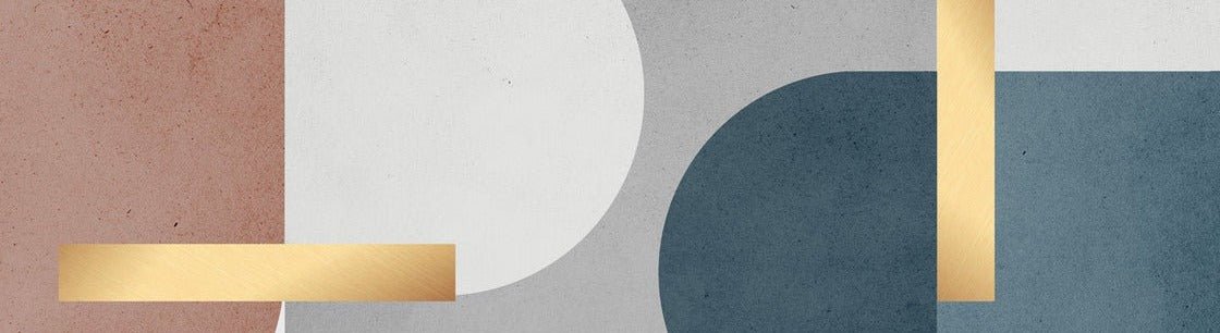 Grafische Zementtapete