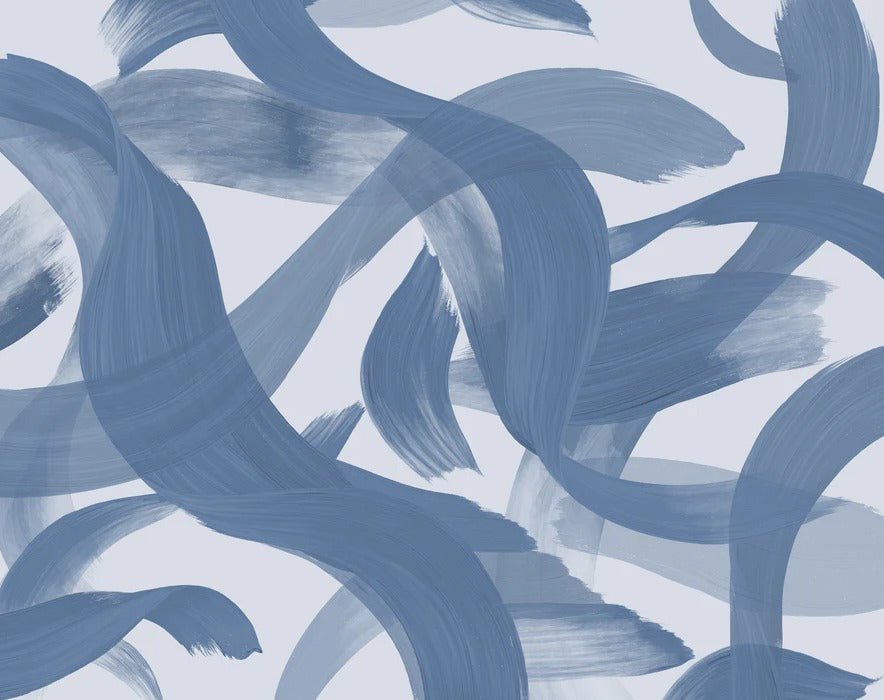 Moderne Tapete – Vibrierendes Blau