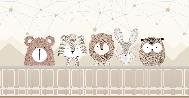 Tapete Babyzimmer Safari