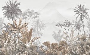 Tapete Trend Tropical Sepia