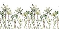 Tropische Aquarell-Tapete