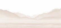 Tapete Annecy und sein friedlicher See Beige