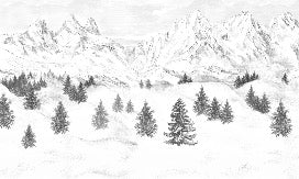 Tapete Aiguilles d'Arves