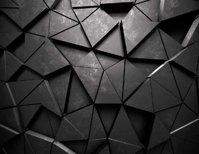 3D-Tapete Black Perspective