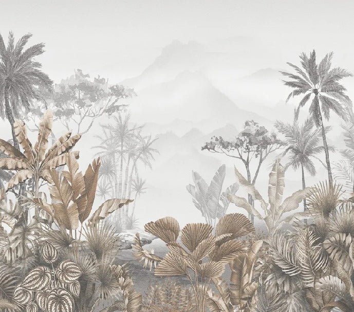 Tapete Trend Tropical Sepia