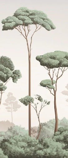 Tapete leichte Brise Kiefernwald