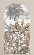 Tapete Tropical Arches Sepia