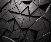 3D-Tapete Black Perspective