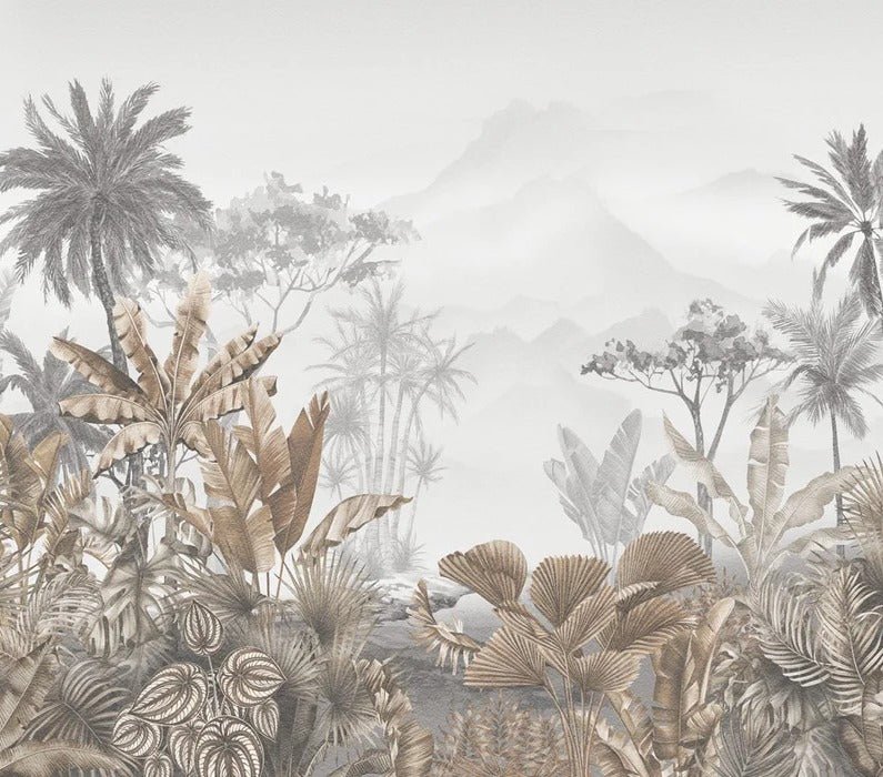 Tapete Trend Tropical Sepia
