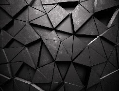 3D-Tapete Black Perspective