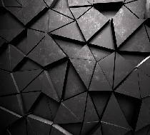 3D-Tapete Black Perspective
