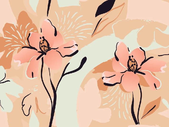 Tapete Yoga Meditation Blume