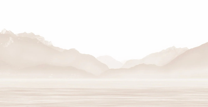 Tapete Annecy und sein friedlicher See in Beige