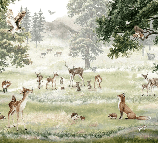 Papier peint enfant animaux et compagnie, XXL, tendance
