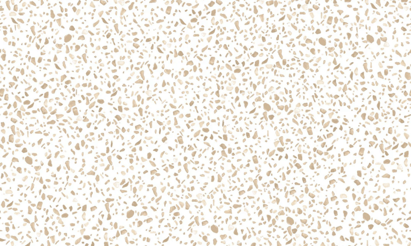 Tapete mit Terrazzo-Effekt in Sepia