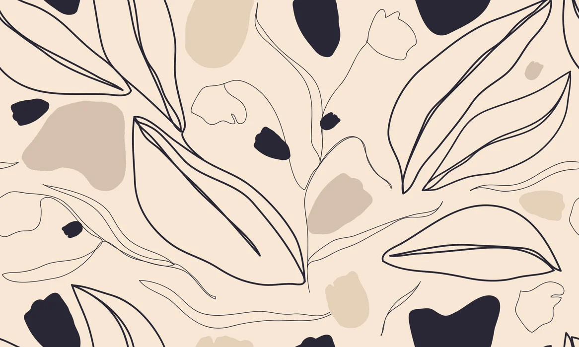 Tapete im puristischen Nude-Design