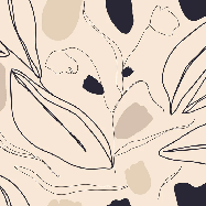 Tapete im puristischen Design in Nude