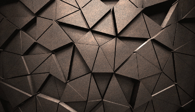 3D-Tapete „Black Perspective Rust“