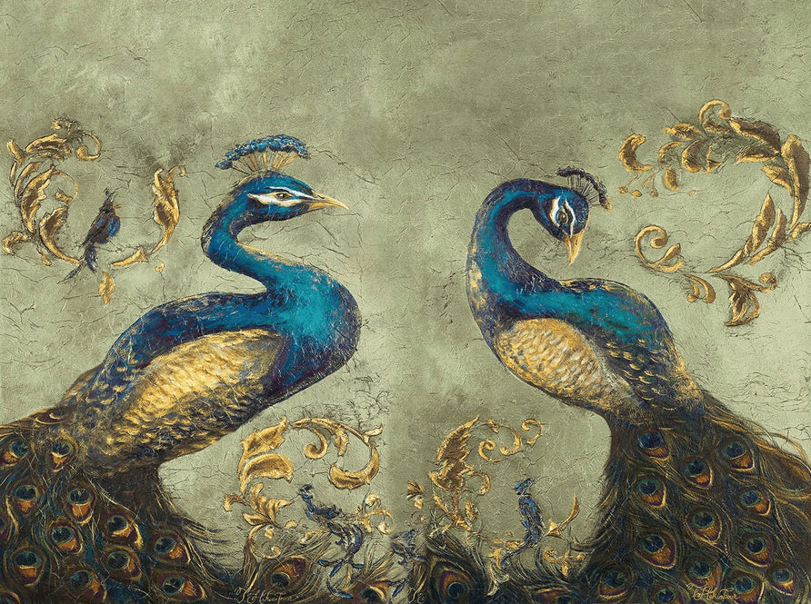 Tapete Vintage Pfau