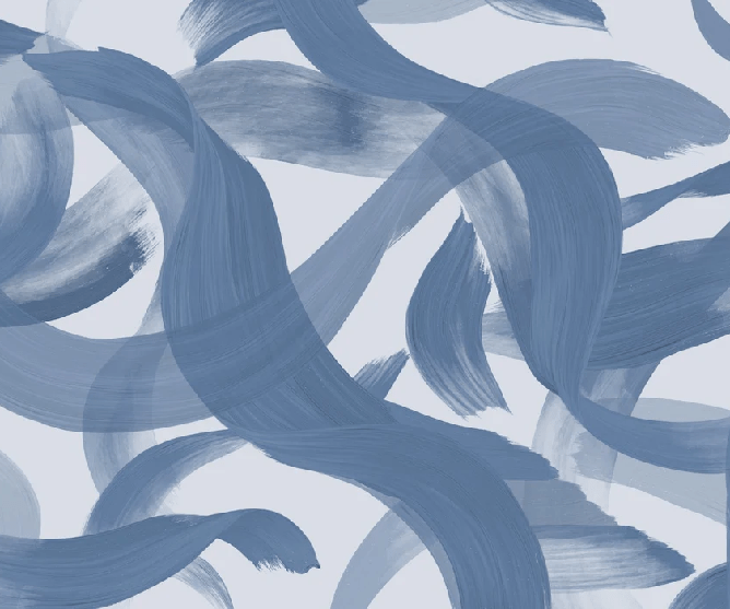 Moderne Tapete – Vibrierendes Blau