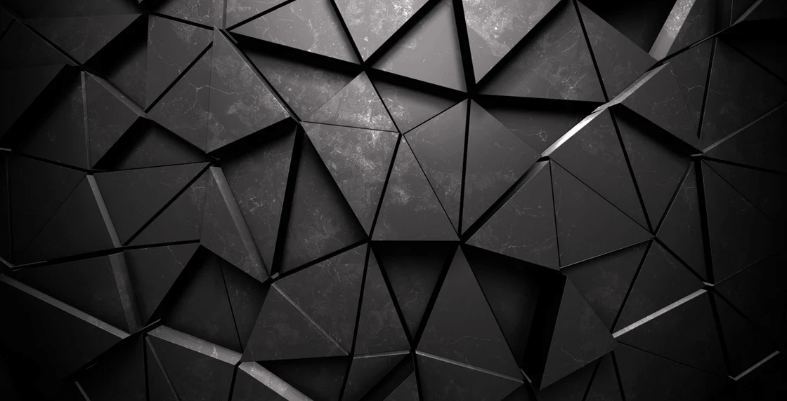 3D-Tapete Black Perspective