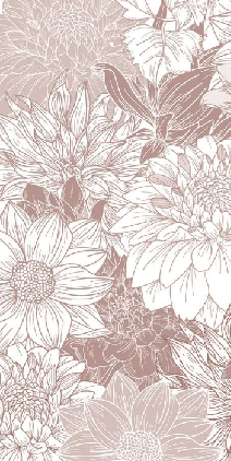 Tapete Dahlia-Blume