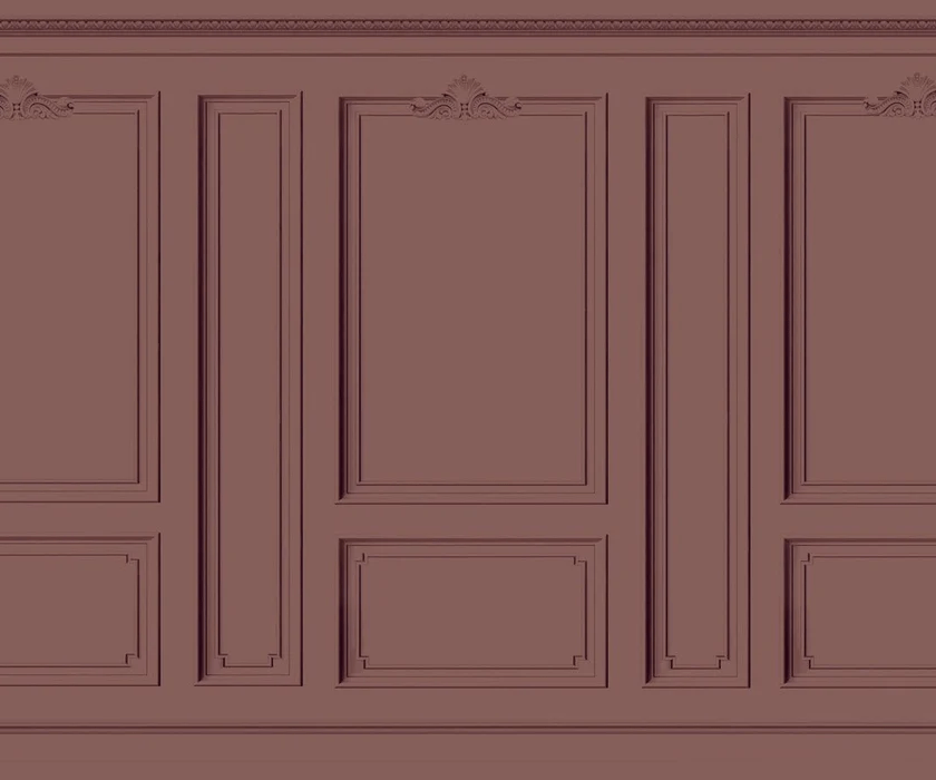 Trompe-l'œil-Tapete im Haussmann-Stil Hacienda