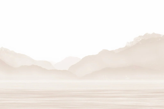 Tapete Annecy und sein friedlicher See in Beige