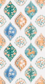 Papier peint enfant arabesque magique, XXL, tendance