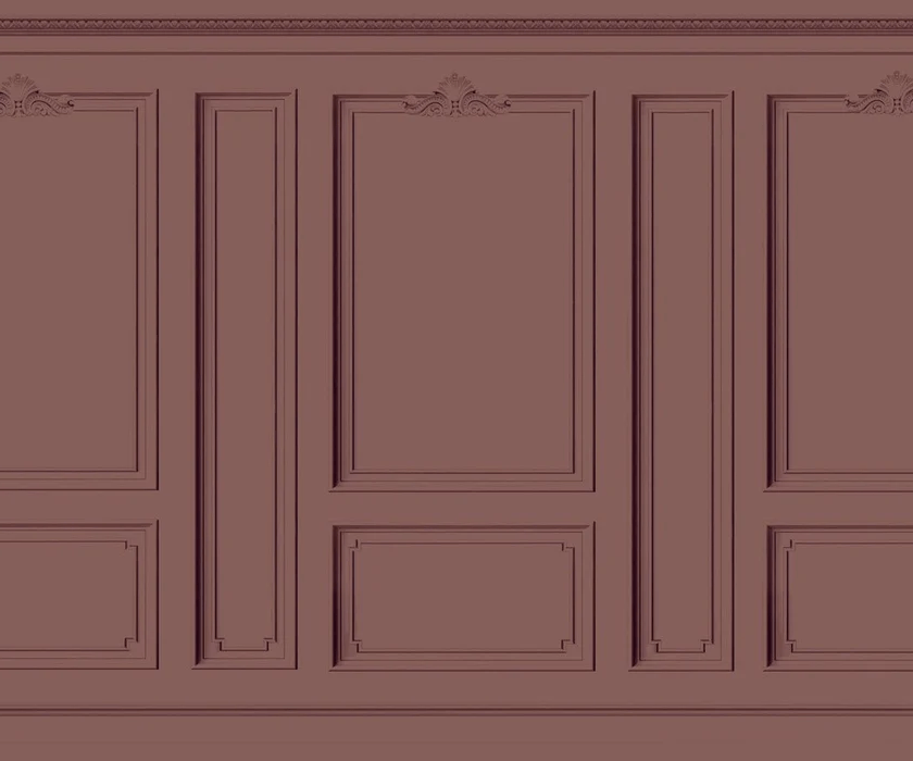 Trompe-l'œil-Tapete im Haussmann-Stil Hacienda