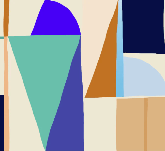 Trendige geometrische abstrakte Tapete