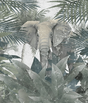 Tapete Amazonas-Elefant